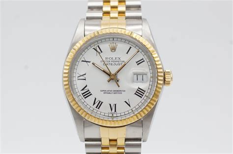 rolex datejust bicolor weiß|rolex datejust white gold price.